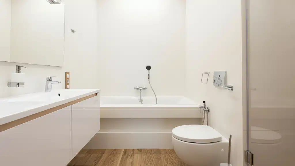 bathroom-remodeling-contractor-modern-bathroom_processed Modern bathroom designed by a bathroom remodeling contractor